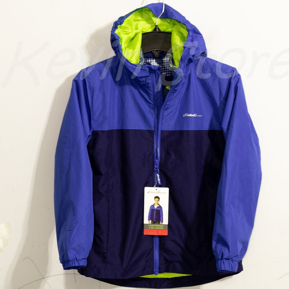 Eddie Bauer Boys  Lightweight 3 in 1 Jacket - Picture 2 of 9